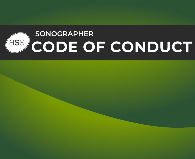 NEW: ASA Sonographer Code of Conduct