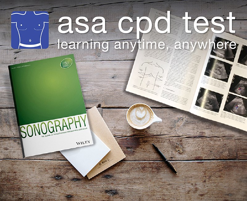 ASA CPD Test - Sonography of the ankle: The lateral ankle and ankle sprains